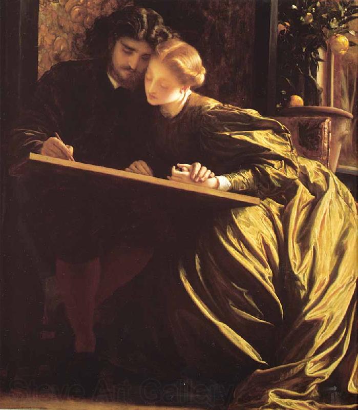 Lord Frederic Leighton The Painters Honeymoon Germany oil painting art